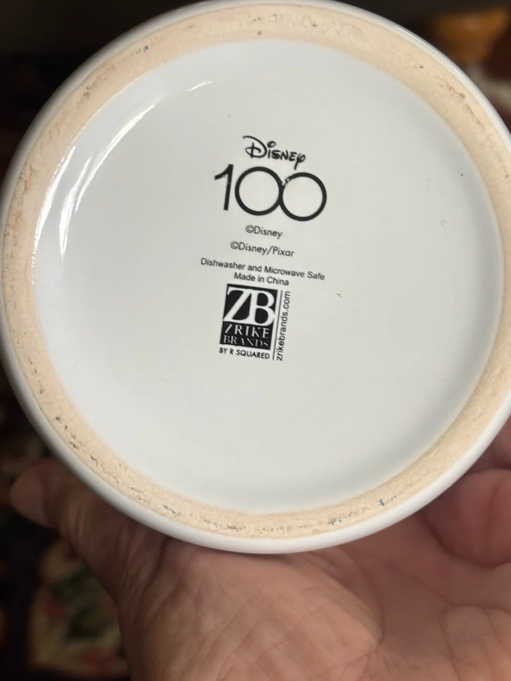Disney Pixar 100 anniversary mug